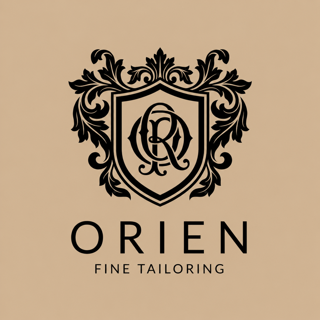 vertical logo of of orien clothing for mobile devices